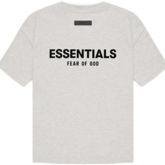 Fear of God Essentials SS22 Light Oatmeal T-Shirt - Picture 1 of 2